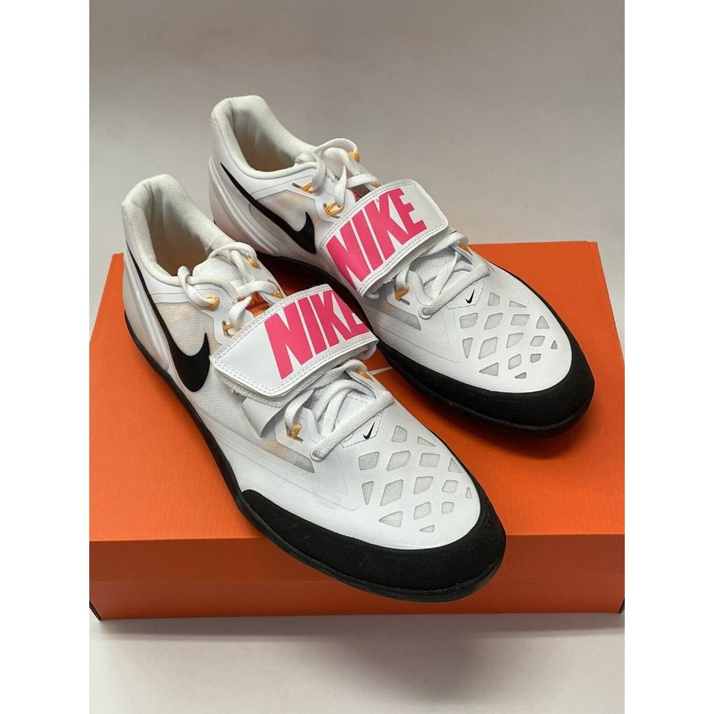 Nike Zoom Rotational 6 Track & Field Throwing Shoes White Black Men’s Sizes - Picture 2 of 7